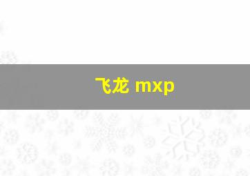 飞龙 mxp